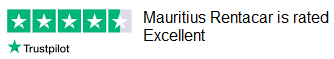 Best rated car rental agency in Mauritius
