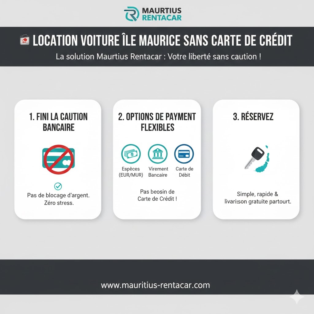 Location voiture ile maurice sans caution et sans carte de credit